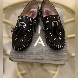 Susan Bennis Warren Edwards Studded loafer Vintage